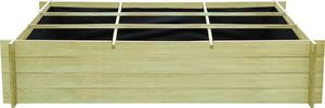vidaXL Skrzynia ogrodowa podwyższona impregnowane drewno sosnowe 2
