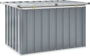 Skrzynia ogrodowa vidaXL Skrzynia ogrodowa do przechowywania szara 109x67x65cm 4