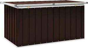Skrzynia ogrodowa vidaXL Skrzynia ogrodowa do przechowywania brązowa 129x67x65cm 6