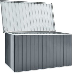 Skrzynia ogrodowa vidaXL Skrzynia ogrodowa szara 171x99x93cm 3