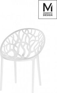 Modesto Design MODESTO krzesło KORAL białe - polipropylen 1