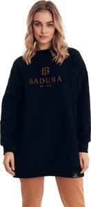 Badura Czarna bluza w wersji maxi zakładana przez głowę Badura S 1