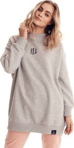 Badura Czarna bluza w wersji maxi zakładana przez głowę Badura S 2