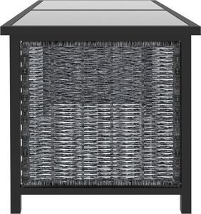 vidaXL VidaXL 8-cz. zestaw wypoczynkowy do ogrodu, poduszki, rattan PE 5