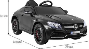 Ramiz Pojazd Mercedes Benz C63 AMG Czarny 2