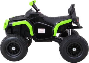 Ramiz Pojazd Quad ATV Pompowane Koła Czarno-Zielony 4