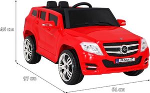 Ramiz Pojazd City Rider Czerwony 2