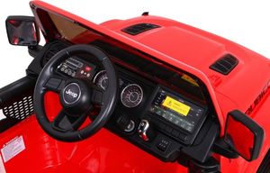 Ramiz Pojazd Jeep Wrangler Rubicon Czerwony 12