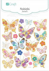 Dalprint Naklejki DPCRAFT Motyle 2, 21szt. 2