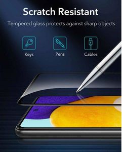 ESR SZKŁO HARTOWANE ESR SCREEN SHIELD 3D 2-PACK GALAXY A52 LTE/5G BLACK 4