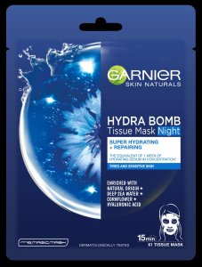 Garnier Garnier Skin Naturals Maska nawilżająca na tkaninie Hydra Bomb 32g 2