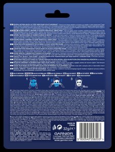 Garnier Garnier Skin Naturals Maska nawilżająca na tkaninie Hydra Bomb 32g 3