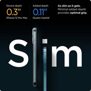 Spigen SPIGEN QUARTZ HYBRID IPHONE 12 PRO MAX MATTE CLEAR 9