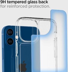 Spigen SPIGEN QUARTZ HYBRID IPHONE 12 MINI MATTE CLEAR 4