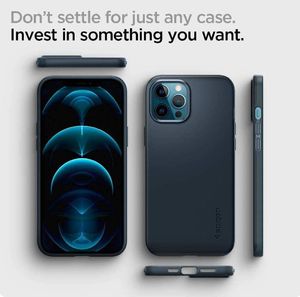 Spigen SPIGEN THIN FIT IPHONE 12 PRO MAX METAL SLATE 2