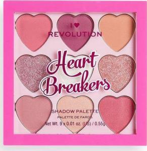 MAKE UP REVOLUTION I Heart Heartbreakers Paleta cieni Sweetheart 1