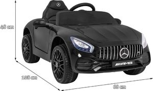 Ramiz Auto na akumulator Mercedes Benz GT Czarny 2