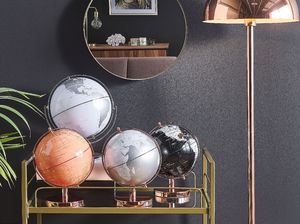 Beliani Globus 28 cm biało-czarny CABOT 2