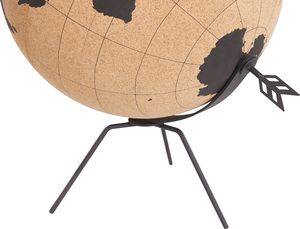 Beliani Globus korkowy 35 cm brązowy BATTUTA 4