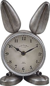 Beliani Zegar stojący srebrny THUSIS 2