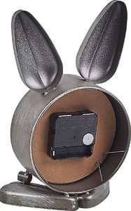 Beliani Zegar stojący srebrny THUSIS 3