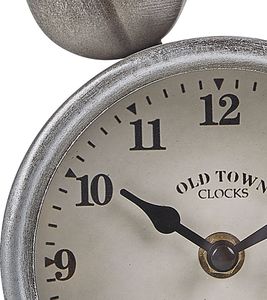 Beliani Zegar stojący srebrny THUSIS 4