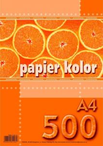 Kreska Papier ksero A4 80g pomarańczowy 500 arkuszy 1