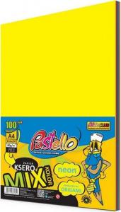 Pastello Papier ksero A4 80g żółty 100 arkuszy 1