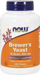 NOW Foods NOW Foods - Brewer's Yeast, 200 tabletek 1