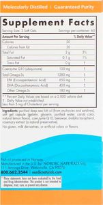 Nordic naturals Nordic Naturals - Ultimate Omega + CoQ10, 1280mg, 120 kapsułek miękkich 2