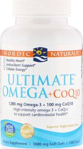 Nordic naturals Nordic Naturals - Ultimate Omega + CoQ10, 1280mg, 120 kapsułek miękkich 3