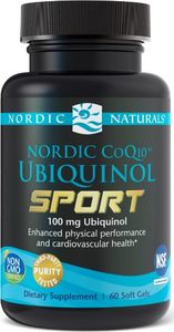 Nordic naturals Nordic Naturals - Nordic CoQ10 Ubiquinol Sport, 100mg, 60 kapsułek miękkich 1