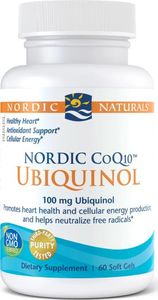 Nordic naturals Nordic Naturals - Nordic CoQ10 Ubiquinol, 100mg, 60 kapsułek miękkich 1