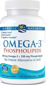 Nordic naturals Nordic Naturals - Omega-3 Phospholipids, 500mg, 60 kapsułek miękkich 1