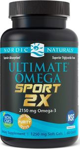 Nordic naturals Nordic Naturals - Ultimate Omega 2X Sport, 60 kapsułek miękkich 1