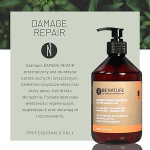 BE NATURE BE NATURE DAMAGE REPAIR szampon 500ml 4