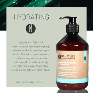 BE NATURE Hydrating odżywka do włosów suchych i pozbawionych blasku 500ml 5