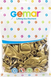 GoDan Balony GEMAR metal 26cm złoty Dorato 100szt. Godan 2