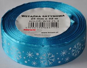 BREWIS Wstążka satynowa BREWIS Boże Narodzenie 25mm x 22m kolor 4 Brewis 1