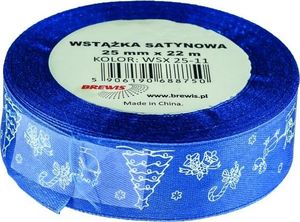 BREWIS Wstążka satynowa BREWIS Boże Narodzenie 25mm x 22m kolor 11 Brewis 1