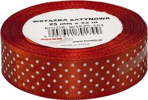 BREWIS Wstążka satynowa BREWIS kropki 25mm WSK25-161 Brewis 1