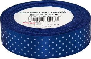 BREWIS Wstążka satynowa BREWIS kropki 25mm WSK25-40 Brewis 1