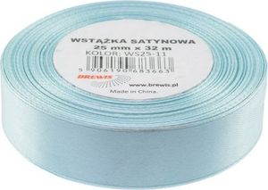 BREWIS Wstążka satynowa BREWIS 25mm/32mm kolor 11 błękit Brewis 1