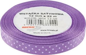 BREWIS Wstążka satynowa BREWIS kropki 12mm x 22m kolor 10 Brewis 1