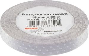 BREWIS Wstążka satynowa BREWIS kropki 12mm x 22m kolor 11 Brewis 1