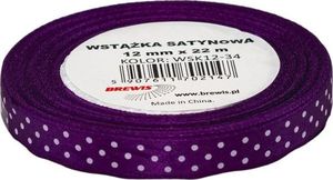 BREWIS Wstążka satynowa BREWIS kropki 12mm x 22m kolor 34 Brewis 1