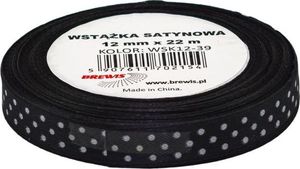 BREWIS Wstążka satynowa BREWIS kropki 12mm x 22m kolor 39 Brewis 1