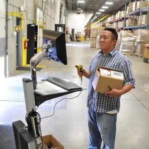 Ergotron Stojak podłogowy na monitor do 22" Neo-Flex LCD Cart (24-206-214) 6