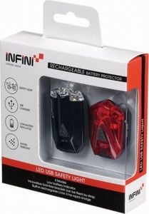 Infini Zestaw lamp INFINI LAVA SET Black USB 1