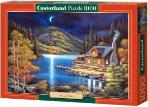 Castorland 1000 EL. Copy of Moonlit Cabin (102990) 1